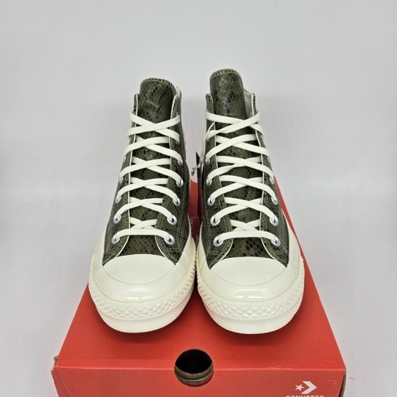 New Converse Chuck 70 Snakeskin Print Light Field Surplus Women's Shoes Size 8.5 - Picture 2 of 8